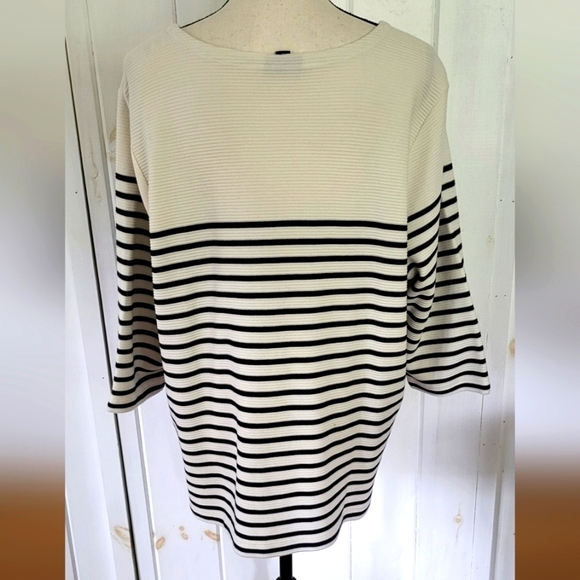 J Jill Wearever Ottoman Square-Neck Top - Picture 3 of 8